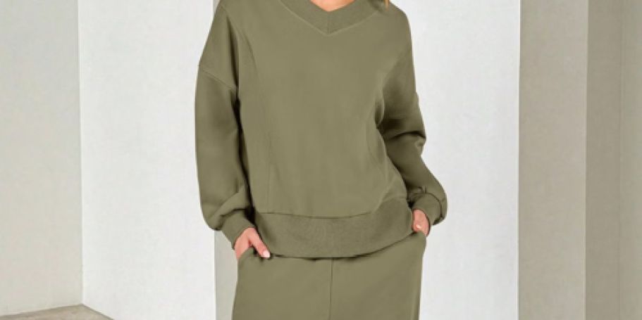 Up to 60% Off Women’s Cozy Lounge Sets on Amazon