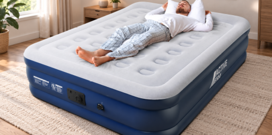 King Air Mattress w/ Built-In Pump ONLY $49.99 Shipped (Reg. $140)
