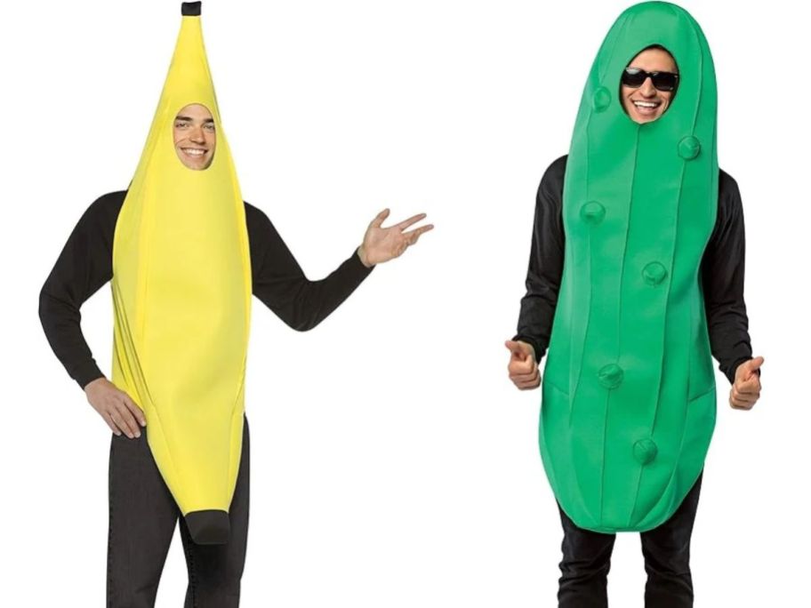Banana and Pickle Halloween Costumes
