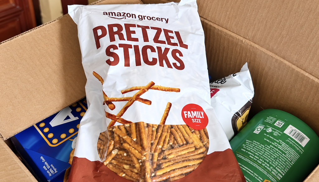 Amazon Grocery Pretzel Sticks Only $1.57 Shipped