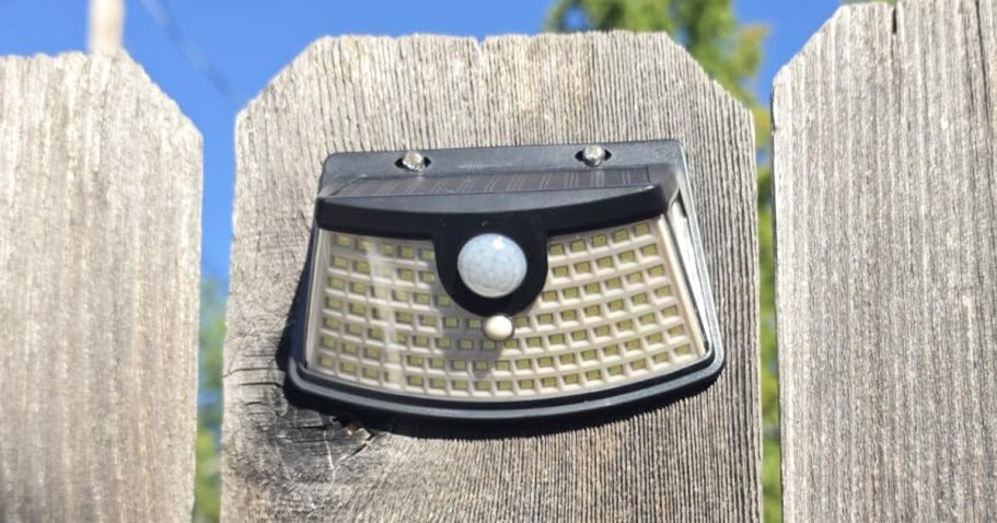Solar Motion Sensor Lights 2-Pack Only $5.99 Shipped for Prime Members (Reg. $17)