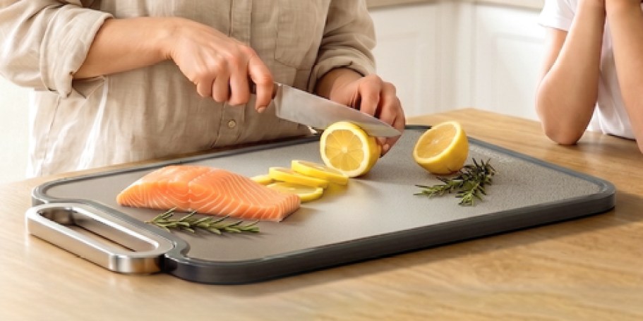 Reversible Titanium Cutting Board Just $12.49 on Amazon (Reg. $30)