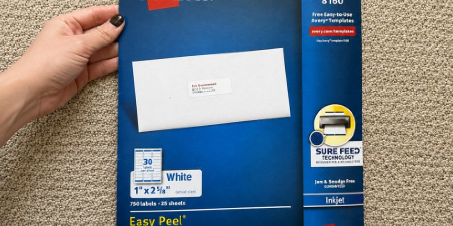 Avery Address Labels 750-Count Just $10 Shipped on Amazon (Great for Organizing!)