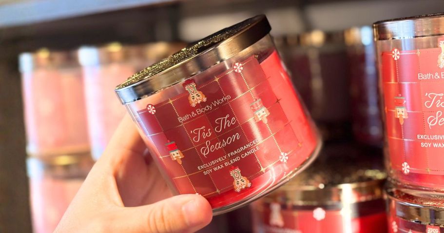 Bath & Body Works Christmas 3-Wick Candles Only $13.95 (Reg. $23) – Today ONLY!
