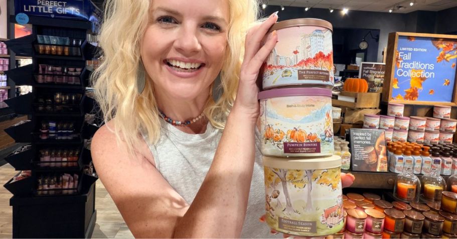THREE Bath & Body Works 3-Wick Candles Just $28.68 Shipped ($9.56 Each!)
