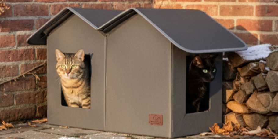 Weatherproof Outdoor Cat House Only $34.99 Shipped on Amazon (Reg. $60)