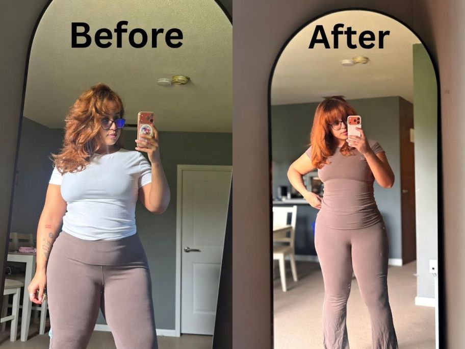Before and after peptide