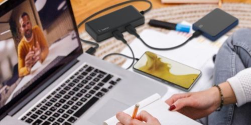 This Belkin 5-in-1 Hub Turns Your Laptop Into a Portable Workstation for UNDER $20 Shipped (Reg. $80)