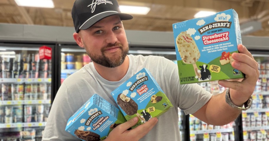 Score 3 FREE Boxes of Ben & Jerry’s Ice Cream Bars at Kroger After Cash Back