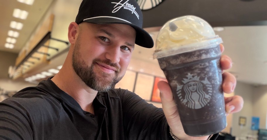 Black Cat Frappuccino at Starbucks