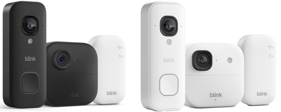 blink doorbell, camera, and sync module sets