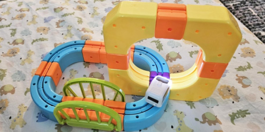 Electric Train Track 91-Piece Set Just $11.99 on Amazon (Climbs Hills & 360° Loops!)