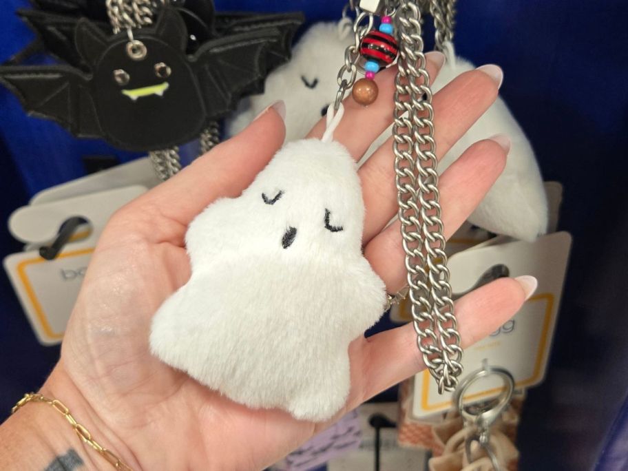 Bogg Bag Bogg'd and Charmed Keychain - Boo! Bogg in hand in store