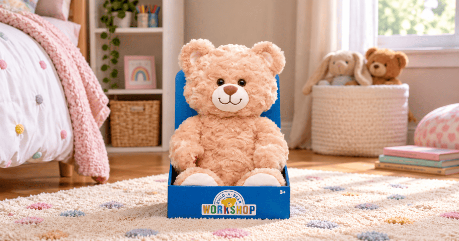 Build A Bear Teddy Bear in Playroom