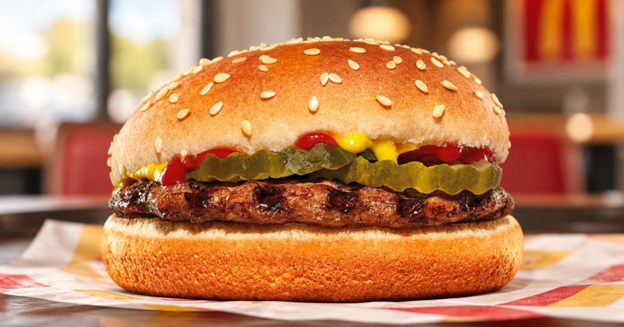 FREE Burger King Hamburger w/ $3 Purchase – Today ONLY