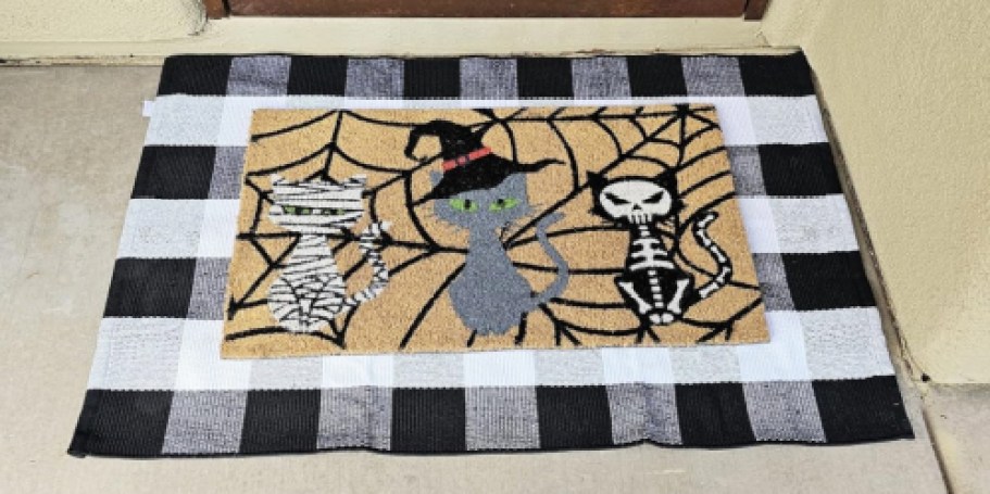 Halloween Doormat AND Accent Rug Set Only $14.99 on Amazon (Reg. $30)