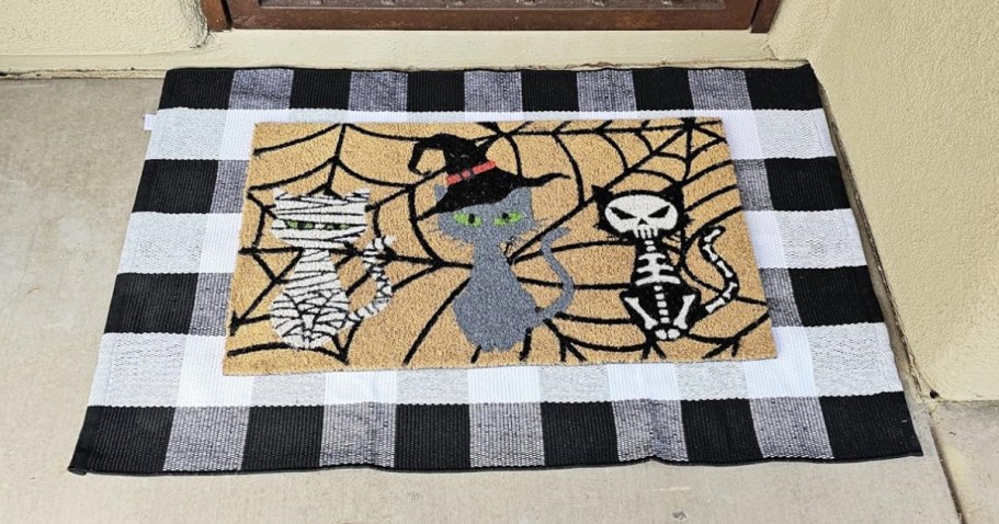 Halloween Doormat AND Accent Rug Set Only $14.99 on Amazon (Reg. $30)