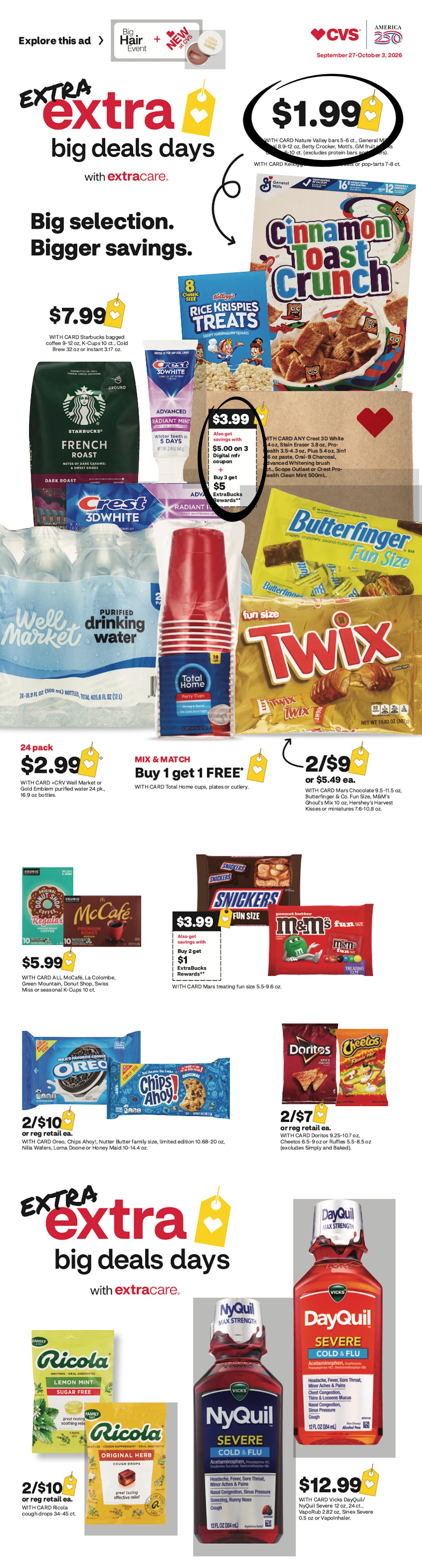 page from CVS ad