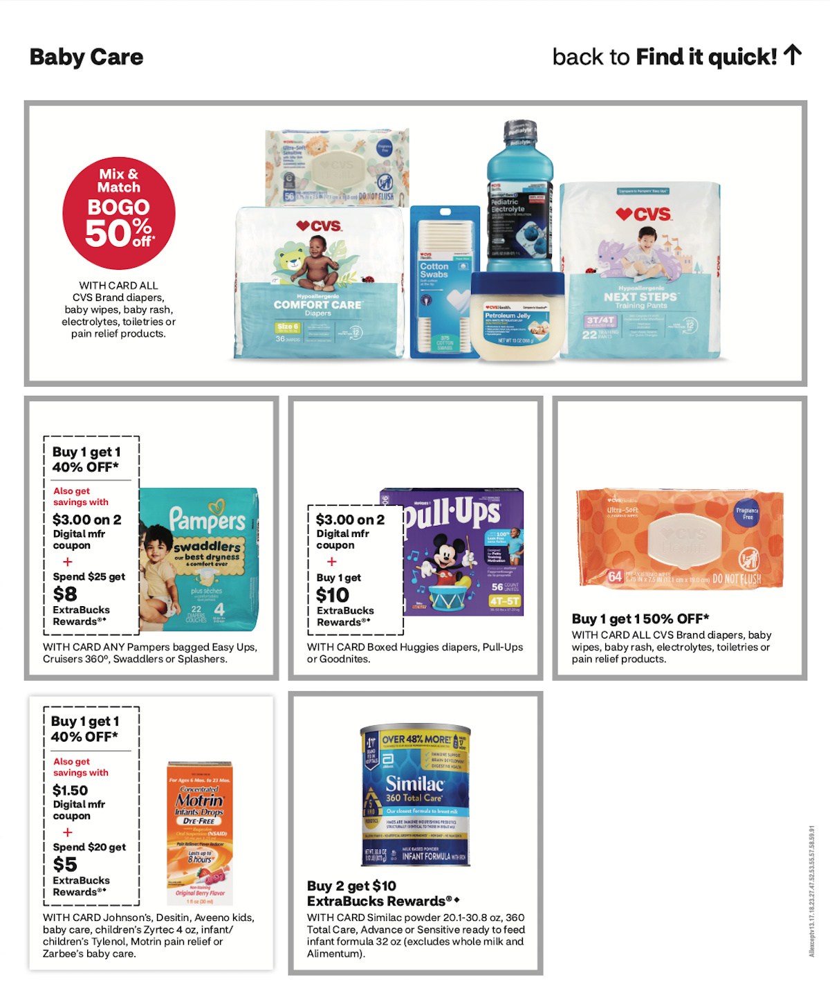 page from CVS ad