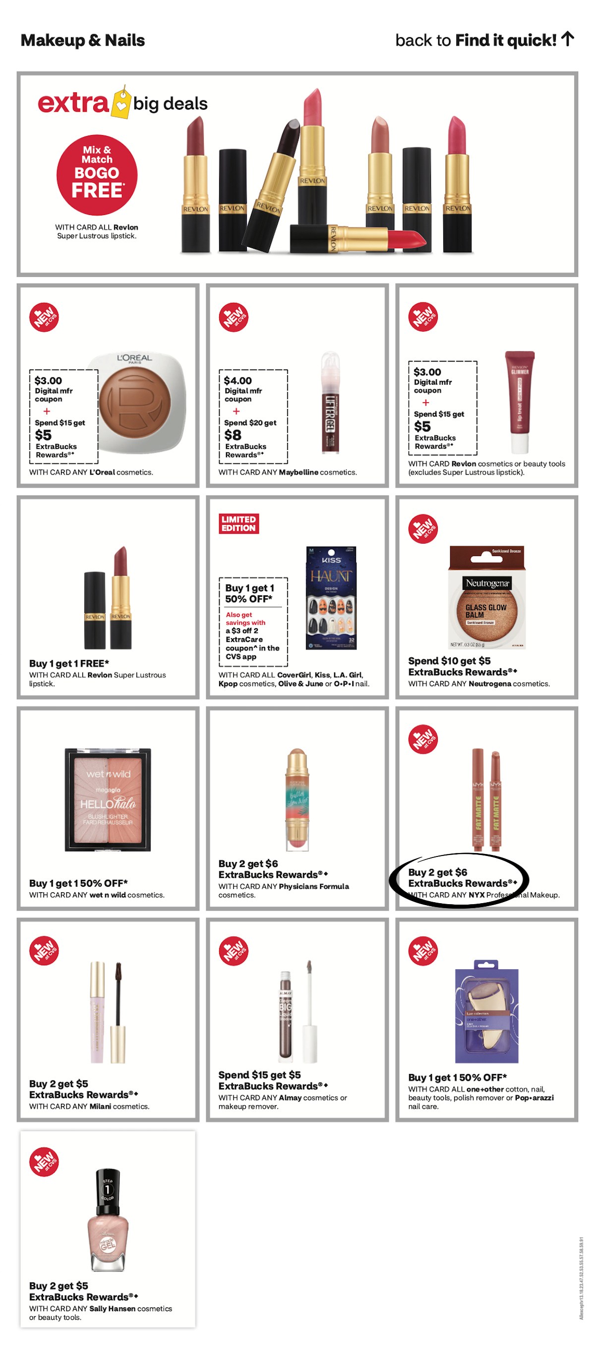 page from CVS ad