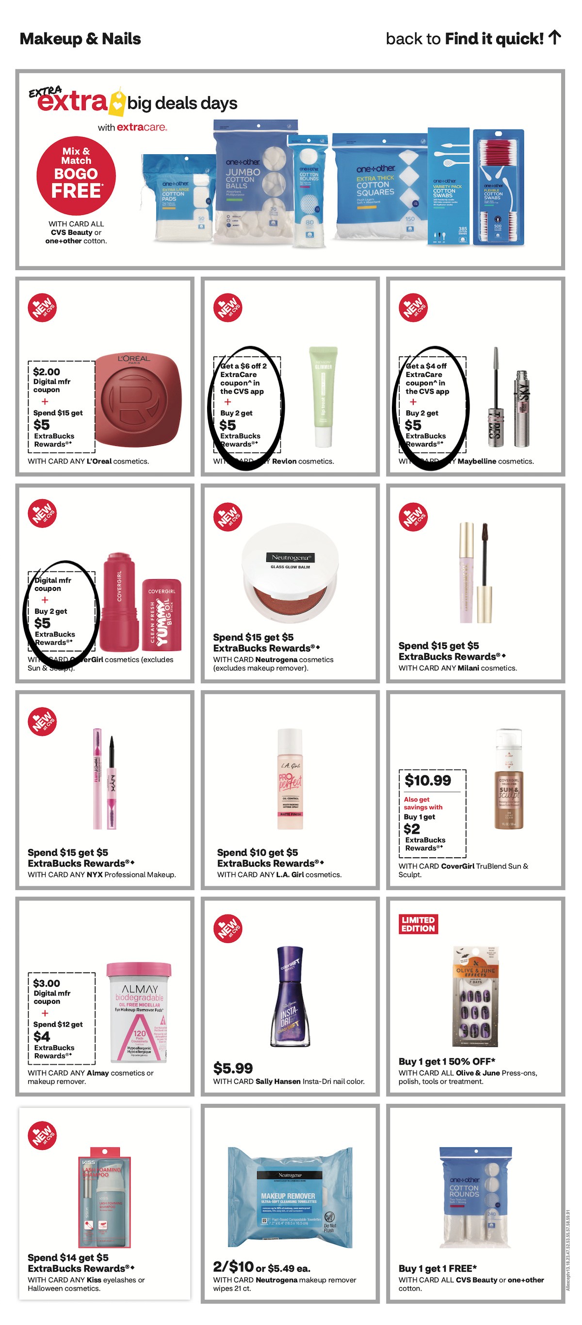 page from CVS ad