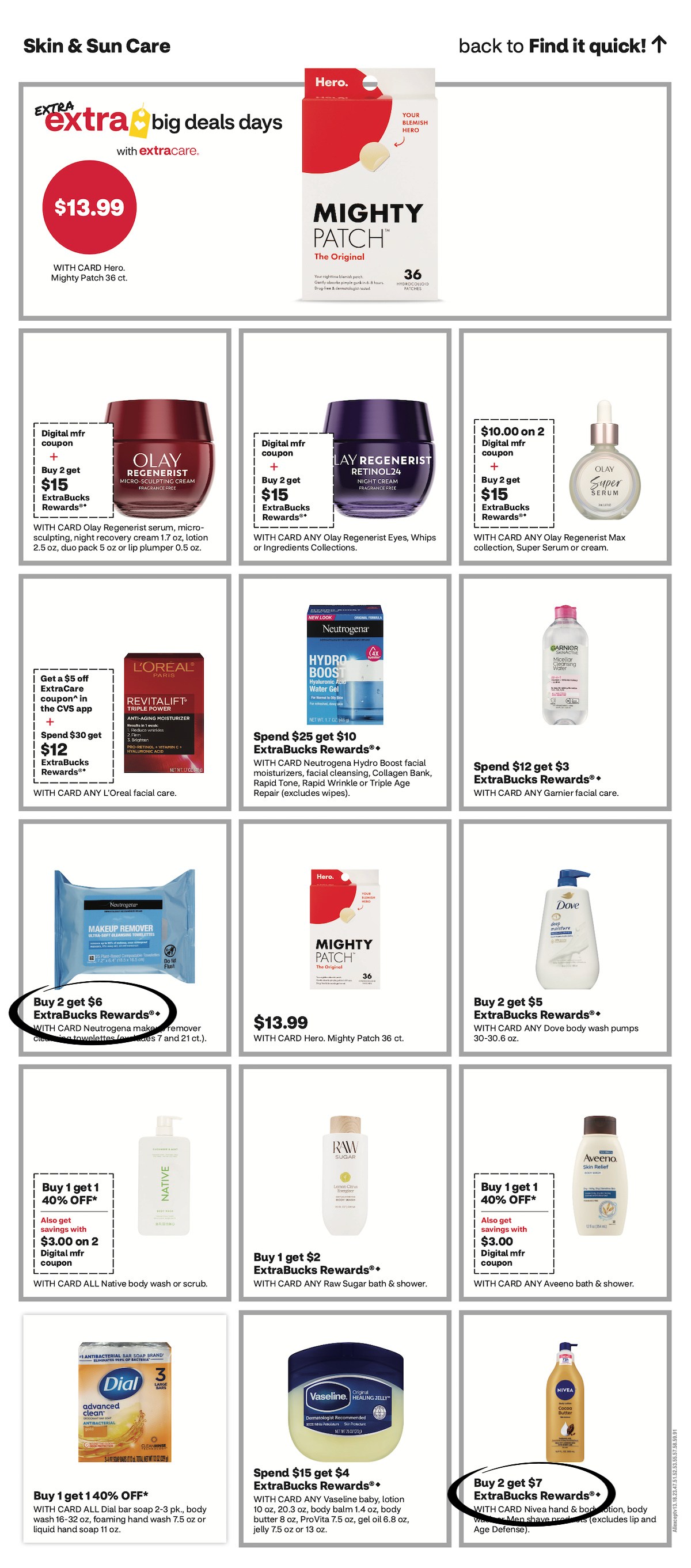 page from CVS ad