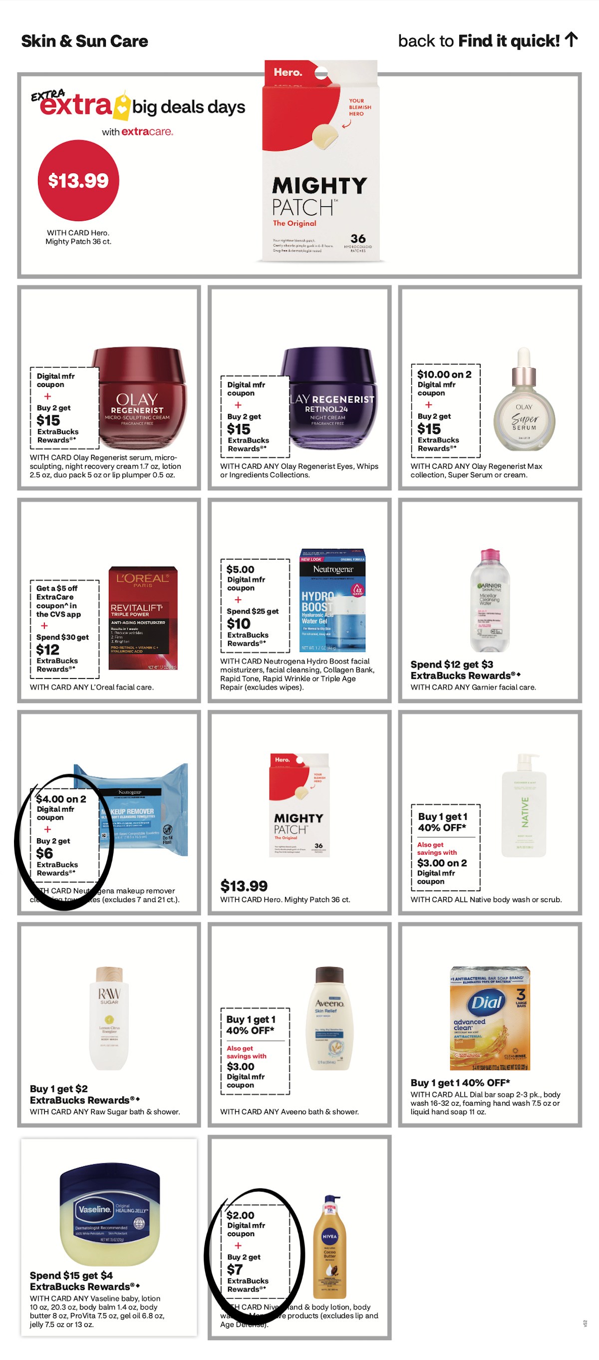 page from CVS ad