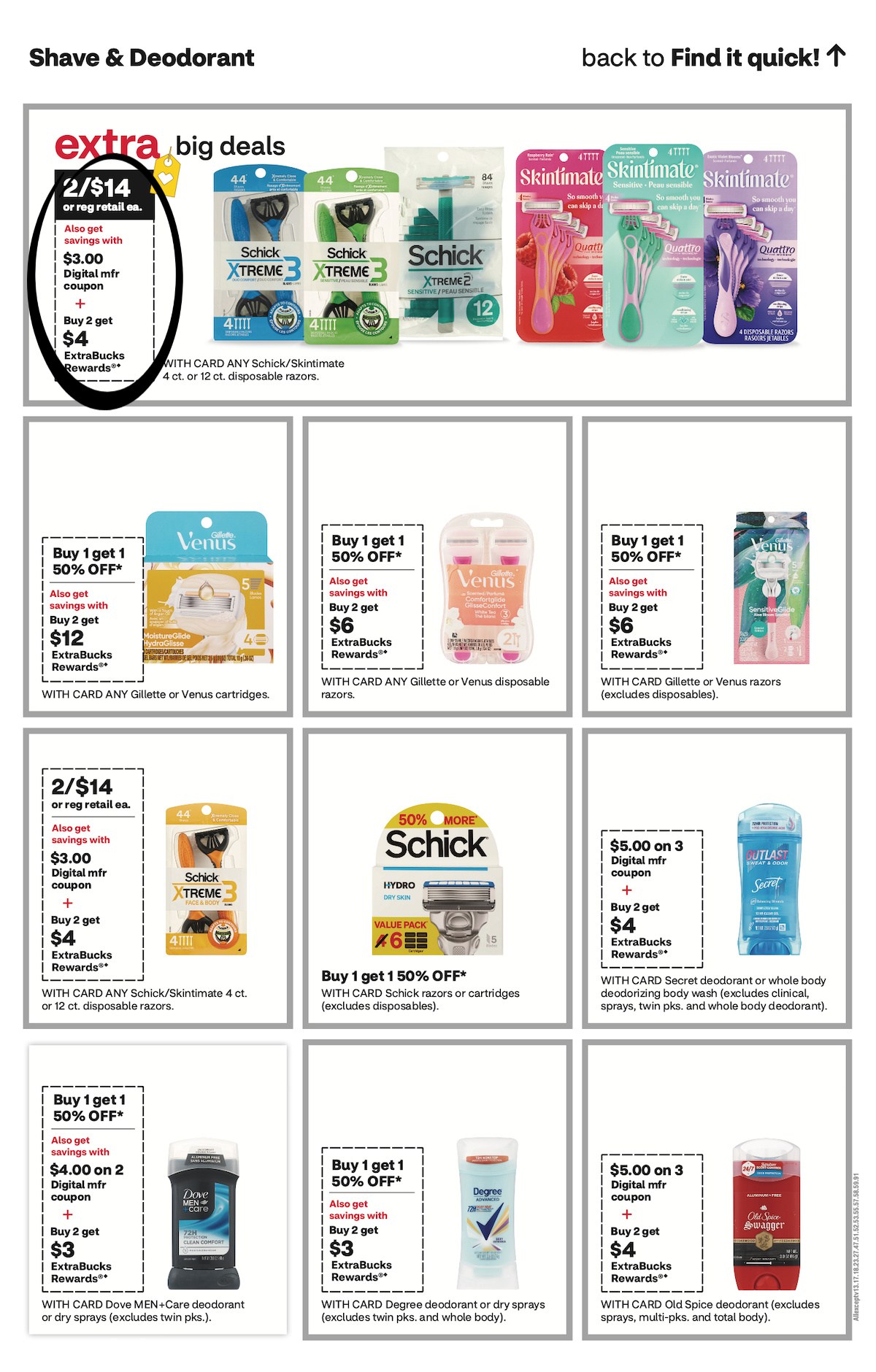 page from CVS ad