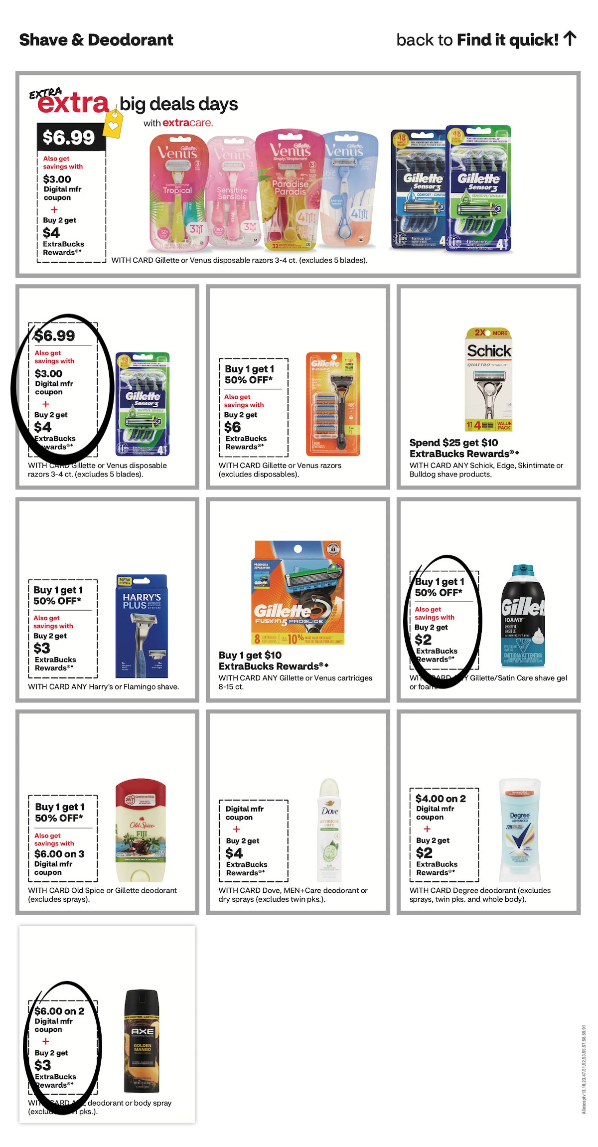 page from CVS ad