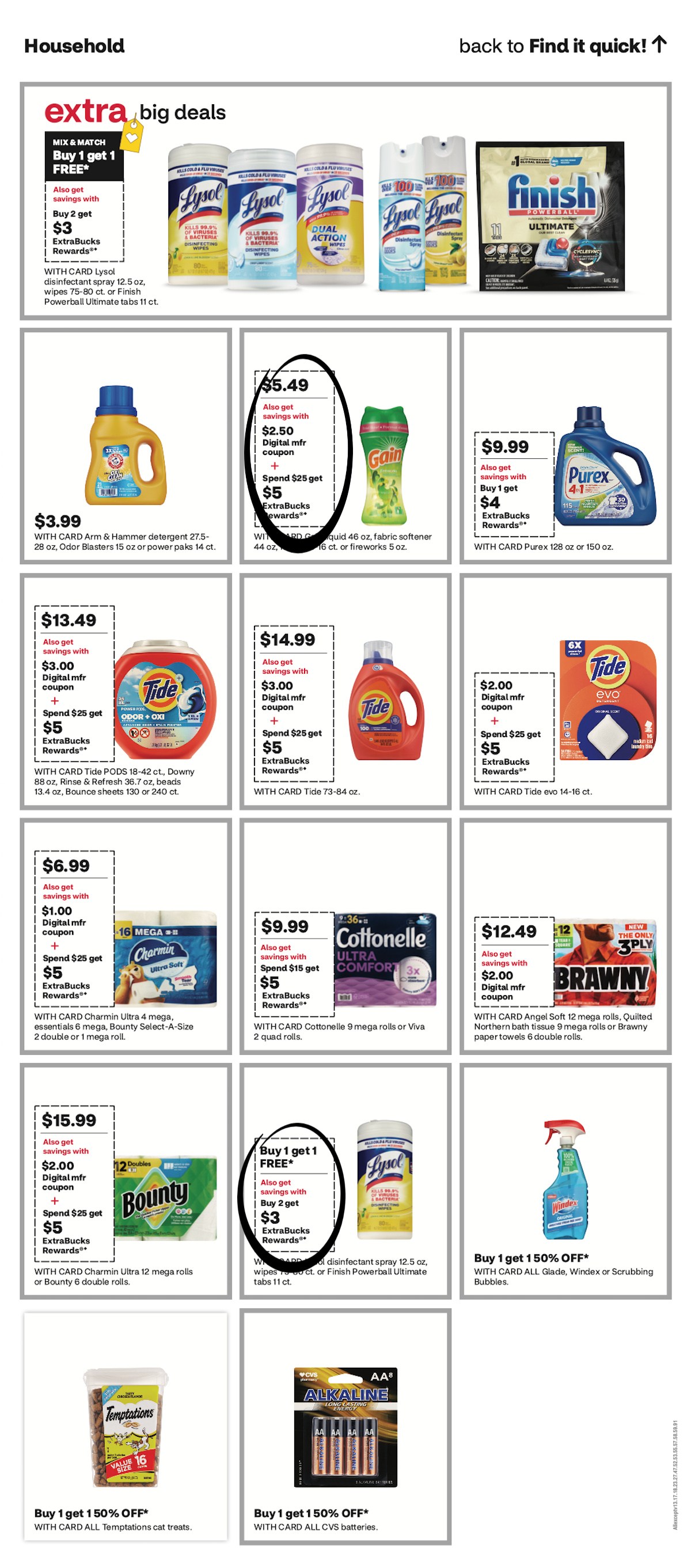 page from CVS ad