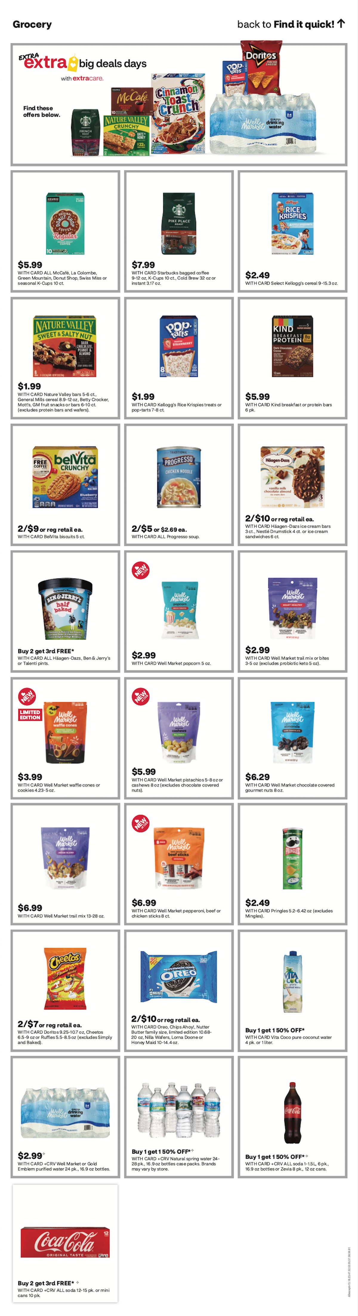 page from CVS ad