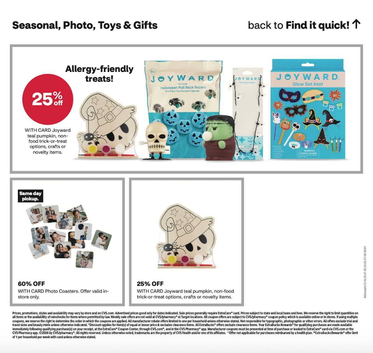 page from CVS ad