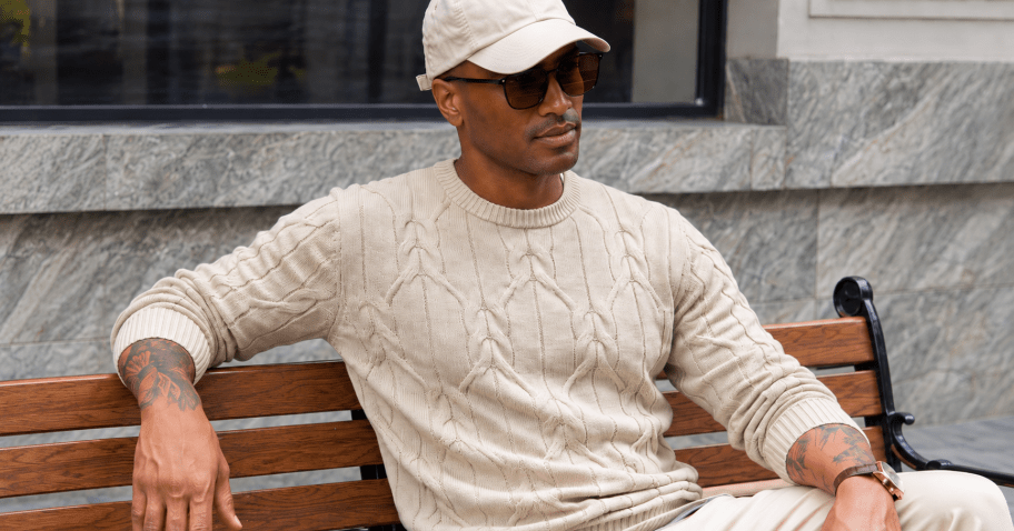 Men’s Cable Knit Sweater UNDER $15 on Amazon