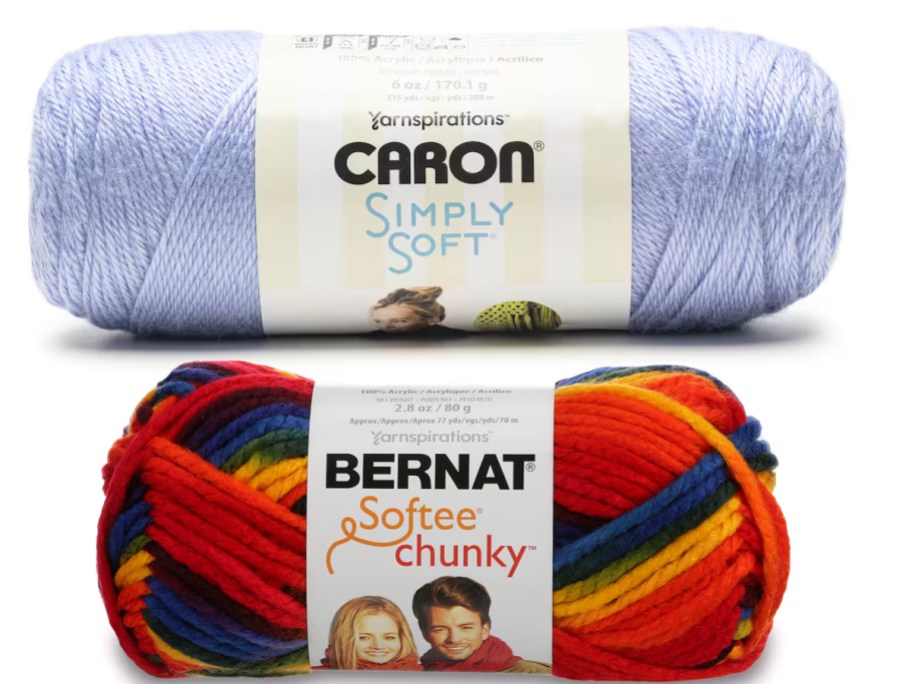 Caron and Bernat Yarn On Sale