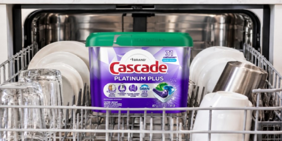 Cascade Dishwasher Pods 31-Count Just $1.99 Shipped for Prime Members (Reg. $14)