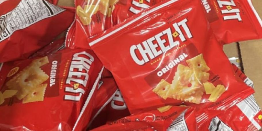 80 Cheez-It Snack Bags Only $16.63 on Amazon (21¢ Each!)