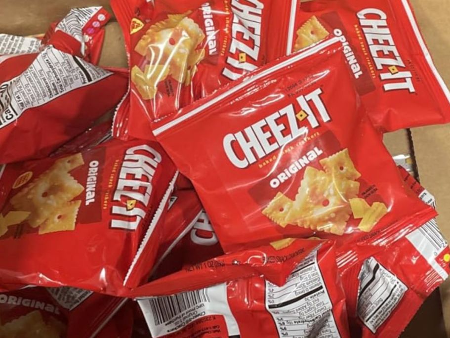 Cheez-It Snack Bags 80-Pack Only $16.63 on Amazon (21¢ Each)