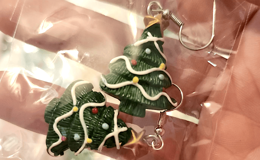 Christmas Tree earrings 
