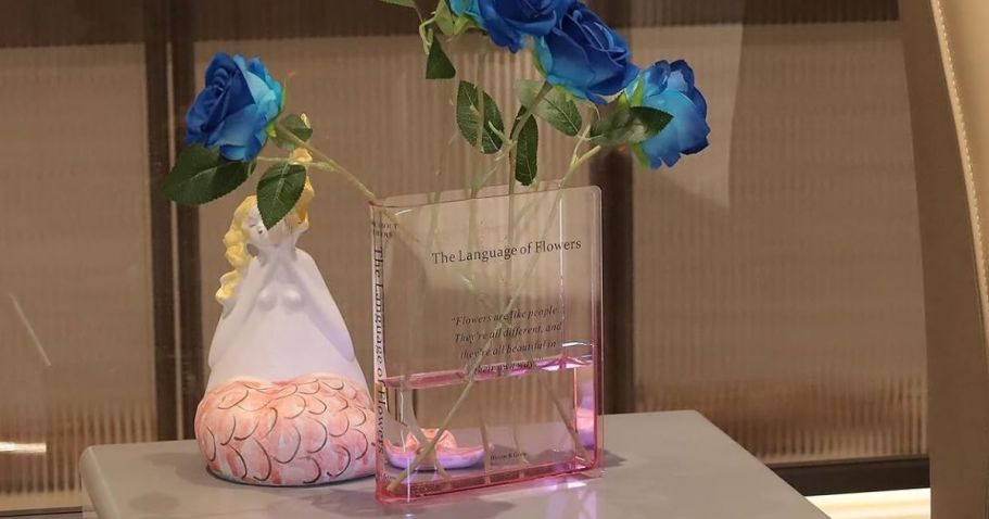 Book-Shaped Flower Vases Only $6.49 on Amazon (Reg. $13)