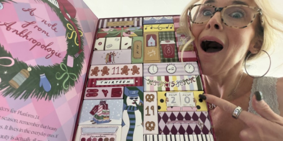 This Viral Anthro Advent Calendar Has Over $300 in Products & Won’t Last Long!