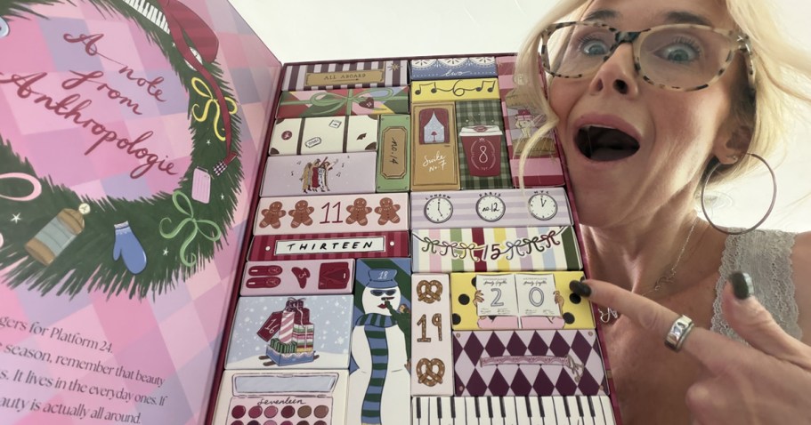 This Viral Anthro Advent Calendar Has Over $300 in Products & Won’t Last Long!