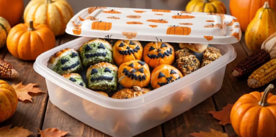 Halloween Food Storage Containers 6-Piece Set Only $4.99 on Target.com