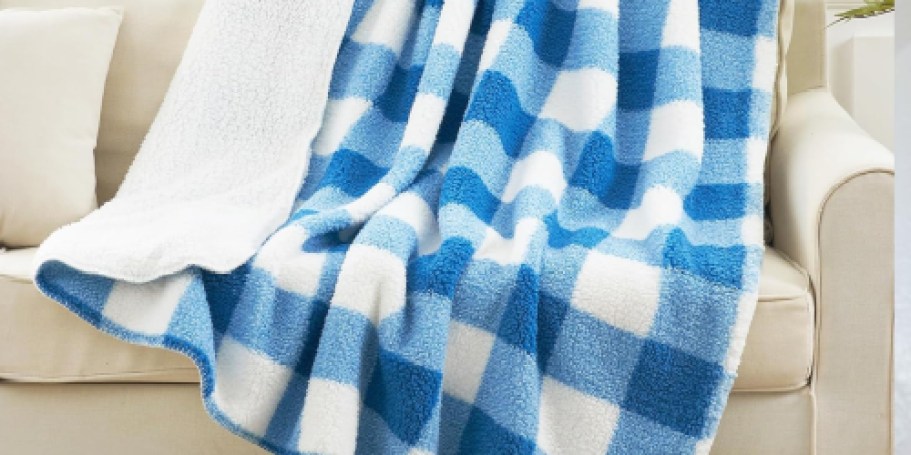 Sherpa Throw Blanket Just $11.49 on Amazon (Reg. $23)