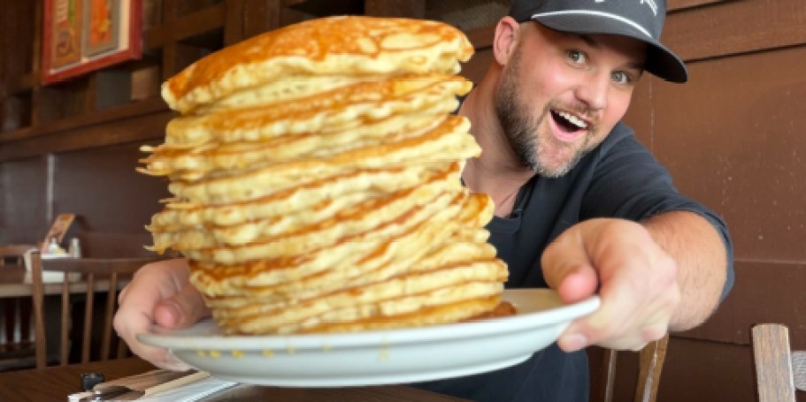 $5 All-You-Can-Eat Pancakes at Cracker Barrel for National Pancake Day Tomorrow!