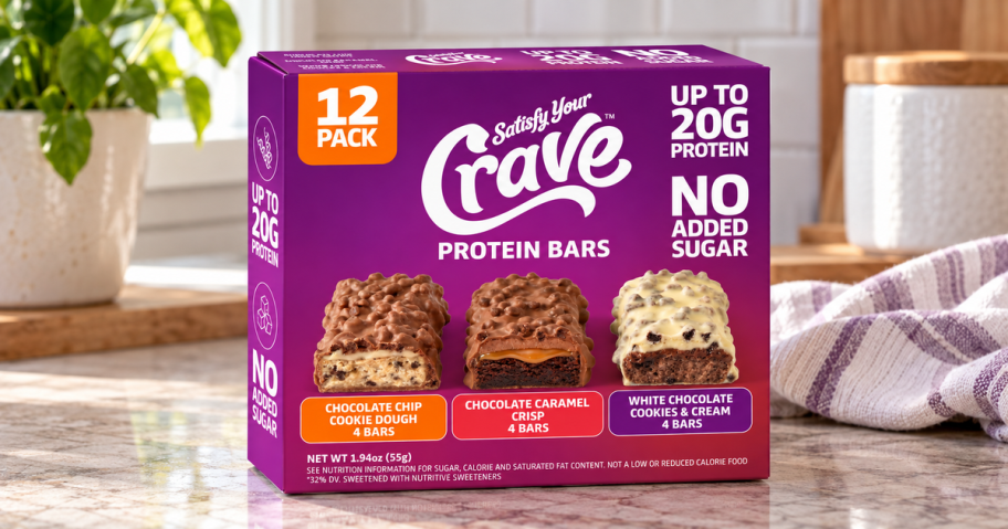 Crave Protein Bars Variety Pack