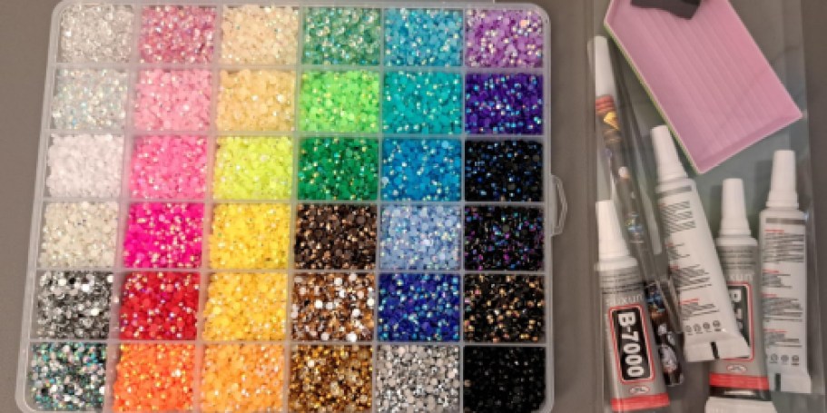 Rhinestone Bedazzling Kit Just $5.99 on Amazon (58k Pieces!)