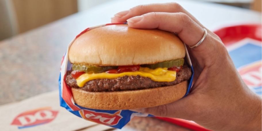 Score a FREE Dairy Queen Cheeseburger w/ $1 Purchase