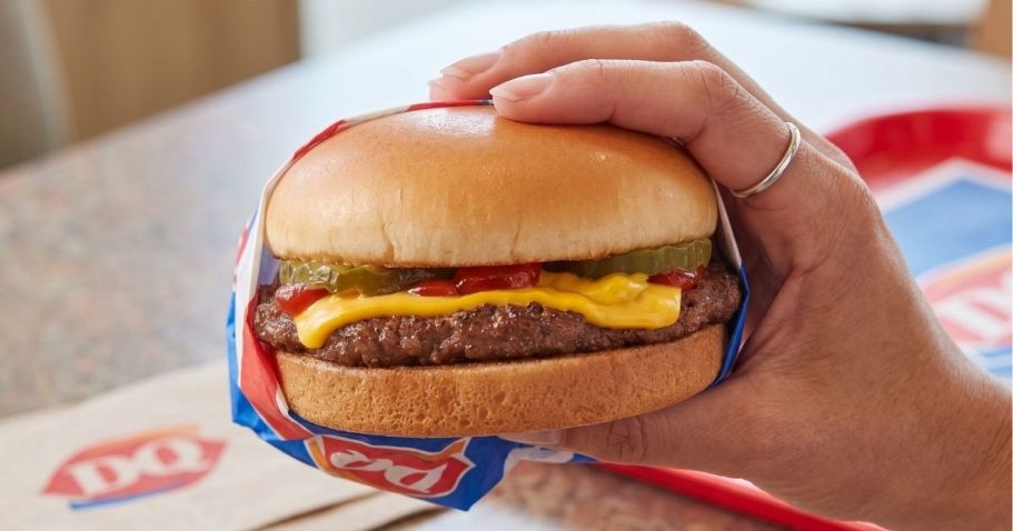 Score a FREE Dairy Queen Cheeseburger w/ $1 Purchase