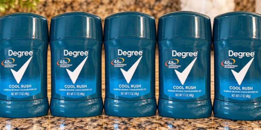 Degree Men’s Deodorant 12-Pack Only $12 Shipped on Amazon (Reg. $36)