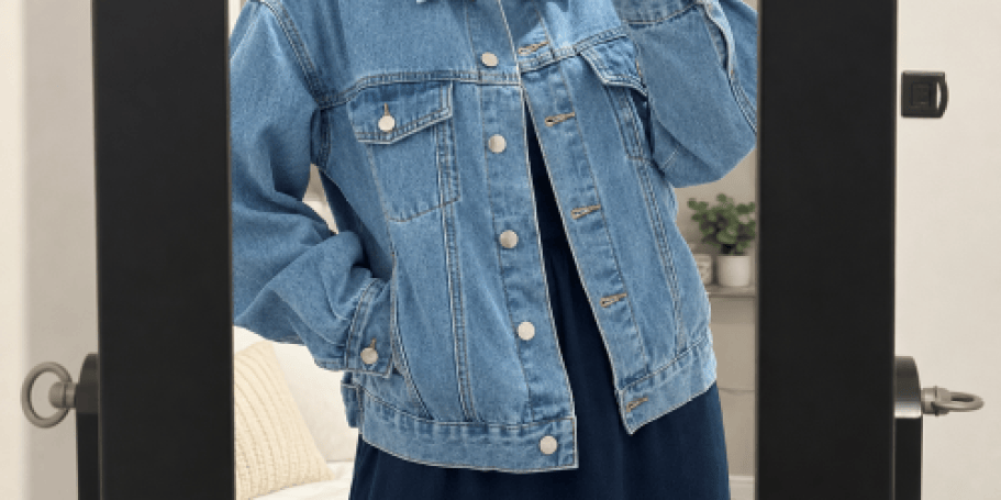 Highly Rated Women’s Denim Jacket Only $18 on Amazon